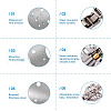 Spritewelry 304 Stainless Steel 8Pcs Hinge Pieces & 2Pcs Hydraulic Hinge FIND-SW0001-03-10