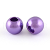 ABS Plastic Imitation Pearl European Beads MACR-R530-12mm-A64-1