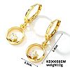 Fashionable Copper Inlaid Zircon Hoop Earrings UQ9075-2-1