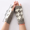 Polyacrylonitrile Fiber Yarn Knitting Fingerless Gloves COHT-PW0001-13D-2