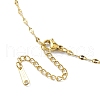 Brass Micro Pave Cubic Zirconia Pendant Necklaces NJEW-C039-02KCG-3