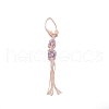 Irregular Gemstone Hanging Pendant Decoration HJEW-TAC0001-08B-1