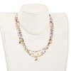 Beaded Necklaces & Pendant Necklace Sets NJEW-JN03076-01-4