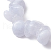 Natural Blue Lace Agate Chip Beaded Stretch Bracelets BJEW-JB11133-08-4