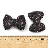 Bowknot Shape Polymer Clay Rhinestone Beads CLAY-NH0001-05D-3