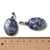 Natural Blue Spot Jasper Pendants G-Z055-03P-18-3