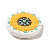 Daisy Food Grade Eco-Friendly Silicone Focal Beads SIL-C005-01B-2