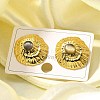 304 Stainless Steel Plastic Stud Earrings EJEW-M070-02-2