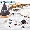 12Pcs 6 Style Zinc Alloy Enamel Cat Charm Locking Stitch Markers HJEW-PH01530-6