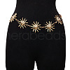 Alloy Sun Link Waist Chains for Women WGF4895-03-1