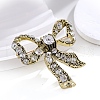 Bowknot Zinc Alloy Rhinestone Brooches PW-WG792CC-01-5