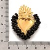 304 Stainless Steel Pendants STAS-E549-04G-07-3