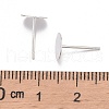 925 Sterling Silver Stud Earring Findings X-STER-K167-045F-S-4