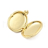 Brass Locket Pendants KK-H206-01G-02-2
