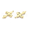 Ion Plating(IP) 201 Stainless Steel Pendants STAS-N098-106LG-3
