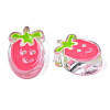 Transparent Acrylic Enamel Beads TACR-N012-004C-3