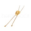 Cowgirl Hat 304 Stainless Steel Lariat Necklaces for Women FS-WGDA0AA-01-5