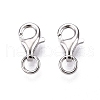 Anti-Tarnish 925 Sterling Silver Lobster Claw Clasps STER-N016-35P-1