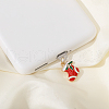Christmas Theme Plastic Mobile Dustproof Plugs PALLOY-GL00005-5