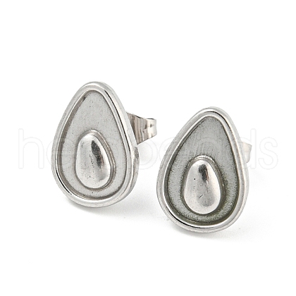 Non-Tarnish 304 Stainless Steel Stud Earrings EJEW-I290-03P-1