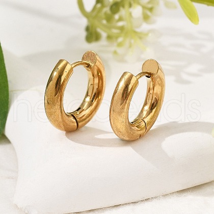 304 Stainless Steel Hoop Earrings EJEW-F339-01G-1