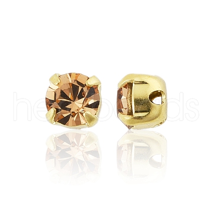Preciosa® MAXIMA Crystal in Sew-On Cup Y-PRC-SS29-10330-G-1