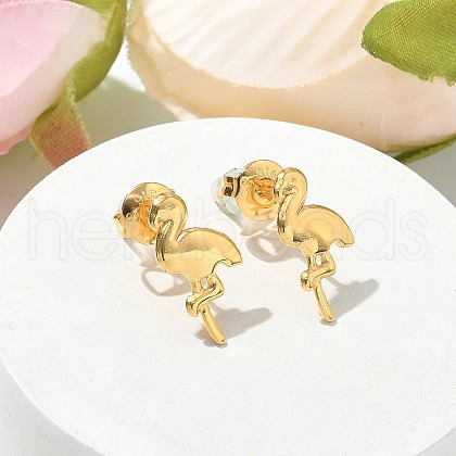 304 Stainless Steel Stud Earrings for Women STAS-Z117-15G-03-1