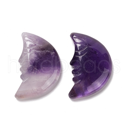 Natural Amethyst Cabochons G-E579-02H-1