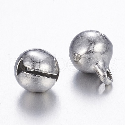 304 Stainless Steel Bell Charms UNKW-N0001-03P-1