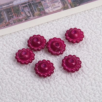 Opaque Acrylic Beads PW-WG77334-13-1