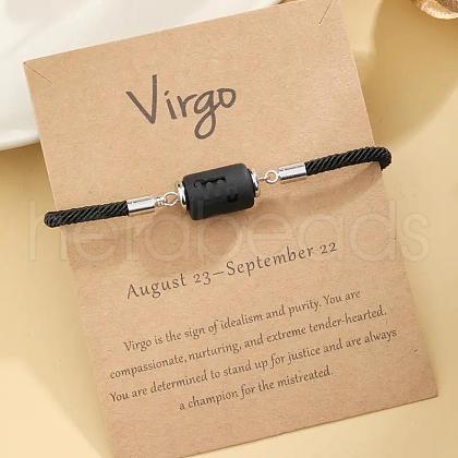 12 Constellations Protetion Plastic Column Link Bracelets WGFC008-02-1