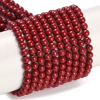 Synthetic Turquoise Beads Strands G-U004-02R-1