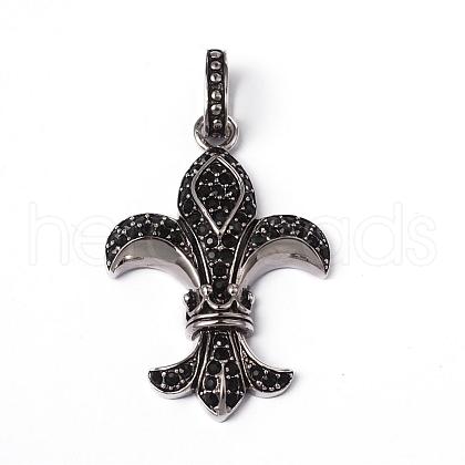 316 Surgical Stainless Steel Rhinestone Pendants STAS-L184-123-1