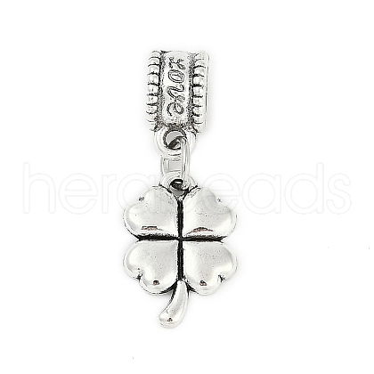Rack Plating Brass European Dangle Charms KK-R200-03AS-02-1
