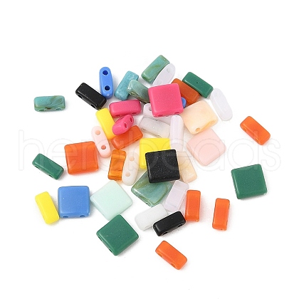 Opaque Acrylic Slide Charms OACR-XCP0001-14-1