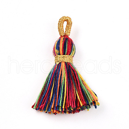 Polycotton(Polyester Cotton) Tassel Pendant Decorations FIND-N006-01A-1