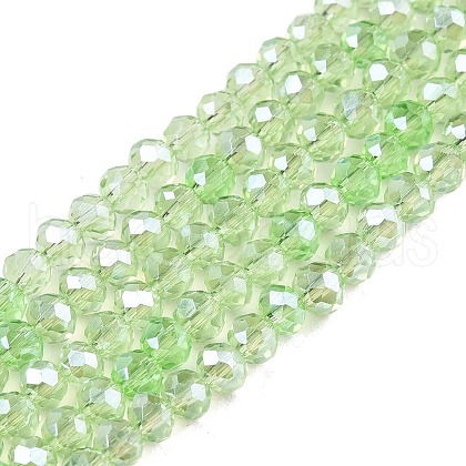 Electroplate Glass Beads Strands EGLA-A044-T3mm-A09-1