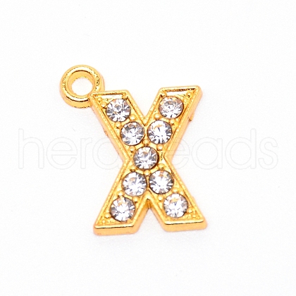 Alloy Crystal Rhinestone Pendants ALRI-TAC0003-12X-1