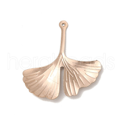 304 Stainless Steel Pendants STAS-P363-09RG-1