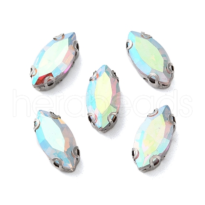 Horse Eye Sew on Rhinestone RGLA-L028-08F-04-1