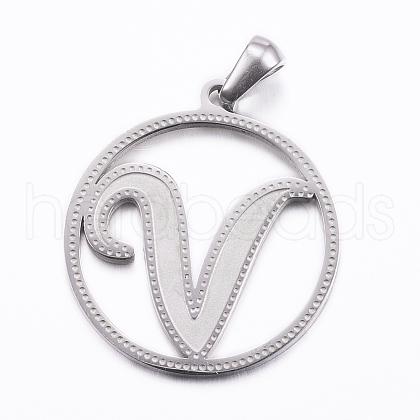 Non-Tarnish 304 Stainless Steel Pendants STAS-K162-075P-1