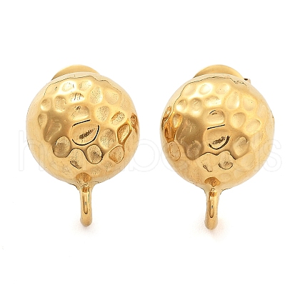 304 Stainless Steel Stud Earring Findings for Women EJEW-M068-04G-1