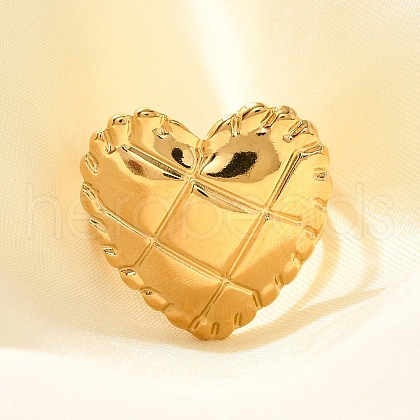 304 Stainless Steel Open Cuff Rings for Women STAS-Z108-05G-03-1