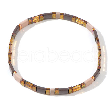 Vintage Ethnic Style Glass Seed Beads Stretch Bracelets for Women EH7956-4-1