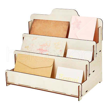 3-Tier Wooden Photocards Riser Holder ODIS-WH0030-20A-1