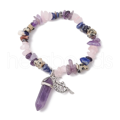 Natural Amethyst BJEW-JB11065-01-1