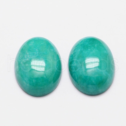 Imitation Amazonite Cabochons X-G-K021-18x13mm-09-1