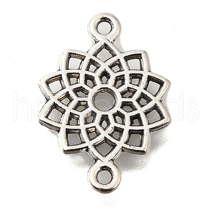 Tibetan Style Alloy Connector Charms FIND-G078-24AS-1