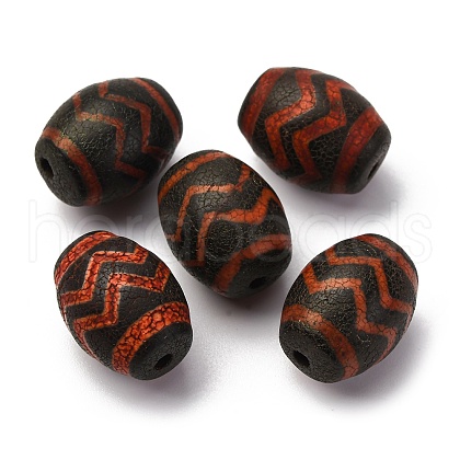Tibetan Style dZi Beads TDZI-NH0001-E01-03A-1