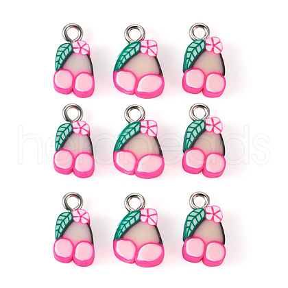 50Pcs Handmade Polymer Clay Charms CLAY-YS0001-02-1